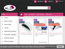 Tablet Screenshot of monabeautyshop.com